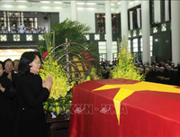 [ẢNH] Toàn cảnh lễ viếng Chủ tịch nước Trần Đại Quang