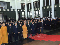 [ẢNH] Toàn cảnh lễ viếng Chủ tịch nước Trần Đại Quang