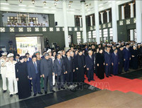 [ẢNH] Toàn cảnh lễ viếng Chủ tịch nước Trần Đại Quang