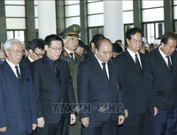 [ẢNH] Toàn cảnh lễ viếng Chủ tịch nước Trần Đại Quang