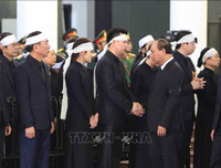 [ẢNH] Toàn cảnh lễ viếng Chủ tịch nước Trần Đại Quang