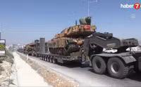[ẢNH] Quân đội Syria gặp nguy khi hơn 100 xe tăng Thổ Nhĩ Kỳ đã tràn vào Idlib?