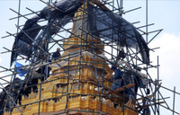 Những ngày viếng cuối cùng nhà vua Thái Lan, Bhumibol Adulyadej, chuẩn bị cho lễ hỏa táng