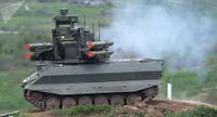 [ẢNH] Nga chính thức đình chỉ sản xuất robot Uran-9 sau màn thể hiện thất vọng tại Syria?