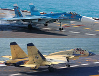 [ẢNH] Trung Quốc dự định tham chiến tại Syria, tiêm kích hạm J-15 sắp được 