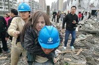 Nổ nhà máy tại Trung Quốc, nhiều nhà bị thổi bay