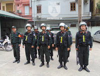 [ẢNH] Sát cánh cùng Cảnh sát Cơ động trong buổi tuần tra xử lý vi phạm về mũ bảo hiểm