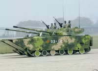 [ẢNH] Trung Quốc triển khai chiến mã thép ZTD-05 tới eo biển Đài Loan
