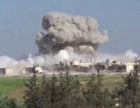 [ẢNH] Nga vừa ném siêu bom tại Syria, thế bí hay sự mạnh tay cần thiết