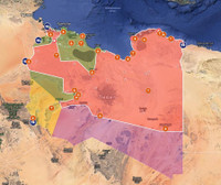 [ẢNH] Lò lửa chiến tranh mới bùng phát ngay tại thủ đô Lybia