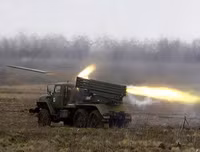 [ẢNH] Tiếng rít của rocket BM-21 khiến phiến quân Syria bạt vía kinh hoàng bỏ chạy