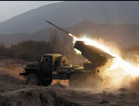 [ẢNH] Tiếng rít của rocket BM-21 khiến phiến quân Syria bạt vía kinh hoàng bỏ chạy