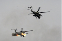 [ẢNH] Với 16 tên lửa chống tăng, Mi-28 Nga hủy diệt cả đoàn xe tăng phiến quân Syria