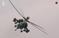 [ẢNH] Với 16 tên lửa chống tăng, Mi-28 Nga hủy diệt cả đoàn xe tăng phiến quân Syria