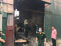 [Ảnh] Hiện trường vụ cháy nghiêm trọng ở Trung Văn