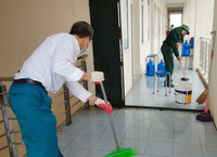 Những hình ảnh đầu tiên tại khu vực cách ly tập trung ở phường Tây Mỗ, quận Nam Từ Liêm, Hà Nội