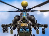 [ẢNH] Khẩu pháo 30mm trên Mi-28 xé nát xe bọc thép phiến quân Syria