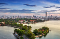 Sắc màu hồ Tây