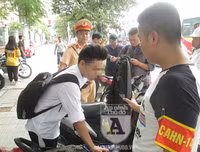 [ẢNH] Ấn tượng ngày ra quân của loạt tổ công tác đặc biệt 141 - CATP Hà Nội