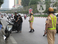 [ẢNH] Ấn tượng ngày ra quân của loạt tổ công tác đặc biệt 141 - CATP Hà Nội