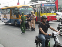 [ẢNH] Ấn tượng ngày ra quân của loạt tổ công tác đặc biệt 141 - CATP Hà Nội