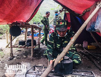 [ẢNH] Xúc động chuyện những người lính căng mình trước sương gió biên cương ngăn dịch Covid -19