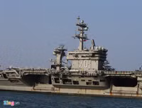 Ngắm tàu sân bay USS Carl Vinson đang ghé thăm Việt Nam Đà Nẵng