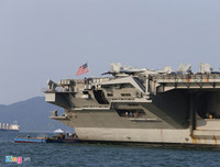 Ngắm tàu sân bay USS Carl Vinson đang ghé thăm Việt Nam Đà Nẵng