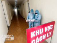 [ẢNH] Ngày 27-2 đặc biệt của các bác sỹ Công an Thủ đô nơi tuyến đầu phòng dịch Covid - 19