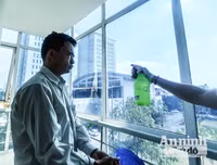 [ẢNH] Ngày 27-2 đặc biệt của các bác sỹ Công an Thủ đô nơi tuyến đầu phòng dịch Covid - 19