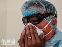 [ẢNH] Ngày 27-2 đặc biệt của các bác sỹ Công an Thủ đô nơi tuyến đầu phòng dịch Covid - 19