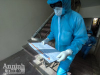 [ẢNH] Ngày 27-2 đặc biệt của các bác sỹ Công an Thủ đô nơi tuyến đầu phòng dịch Covid - 19