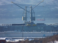 [ẢNH] Tàu sân bay Đô đốc Kuznetsov chuẩn bị 