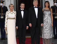 Tổng thống Trump tổ chức quốc yến hoành tráng tiếp đón lãnh đạo Pháp