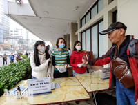 [ẢNH] Công an Thủ đô tham gia phát miễn phí 75.000 khẩu trang phòng dịch Corona