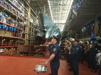 [ẢNH] Hải quân Nga hạ thủy tàu hộ vệ cực mạnh sau thời gian đóng dài kỷ lục