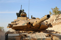 [ẢNH] Syria pháo kích bắn tan xác xe tăng Thổ Nhĩ Kỳ ngay khi chưa kịp tham chiến