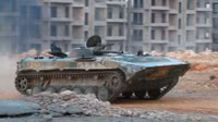[ẢNH] Quân đội Syria bất ngờ thua bỏ cả xe tăng chạy khỏi một số vị trí tại tử địa Đông Ghouta