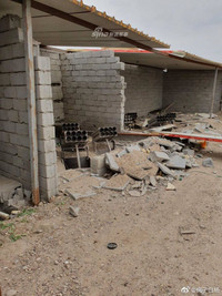 [ẢNH] Phiến quân ngụy trang trận địa pháo phóng loạt 