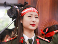 [ẢNH] Ấn tượng mạnh với hình ảnh nữ Công an Thủ đô hiến máu cứu người