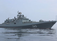 [ẢNH] Chiến hạm hiện đại nhất của Nga nã đạn trên Địa Trung Hải thị uy đối phương