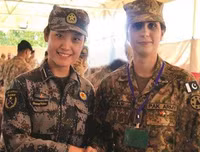 [ẢNH] Vẻ đẹp cuốn hút như thiên thần của nữ binh sĩ Pakistan
