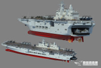 [ẢNH] Tàu đổ bộ Type 075 Trung Quốc vẫn ngổn ngang sau 4 tháng hạ thủy