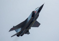 [ẢNH] MiG-31 mang tên lửa Kinzhal lắp đầu đạn hạt nhân tuần tra biển Đen, Ukraine 