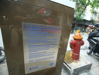 Thích thú với trụ nước sạch uống liền miễn phí ở Hà Nội