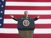 Chùm ảnh Nhật Bản nhiệt liệt chào đón Tổng thống Mỹ Donald Trump