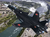 [ẢNH] Su-47 Berkut bất ngờ xuất hiện tại triển lãm MAKS 2019, dấu hiệu khôi phục dự án?