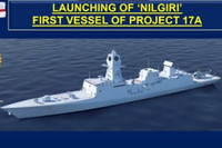 [ẢNH] Ấn Độ hạ thủy chiến hạm tàng hình cực mạnh 