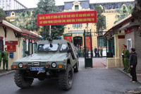 Toàn cảnh lễ ra quân của CATP Hà Nội bảo vệ Hội nghị thượng đỉnh Mỹ - Triều Tiên lần 2