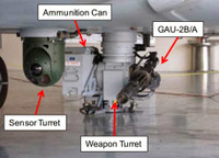 [ẢNH] ‘Ó biển’ Mỹ lắp súng máy đánh bại mọi tên lửa phòng không vác vai